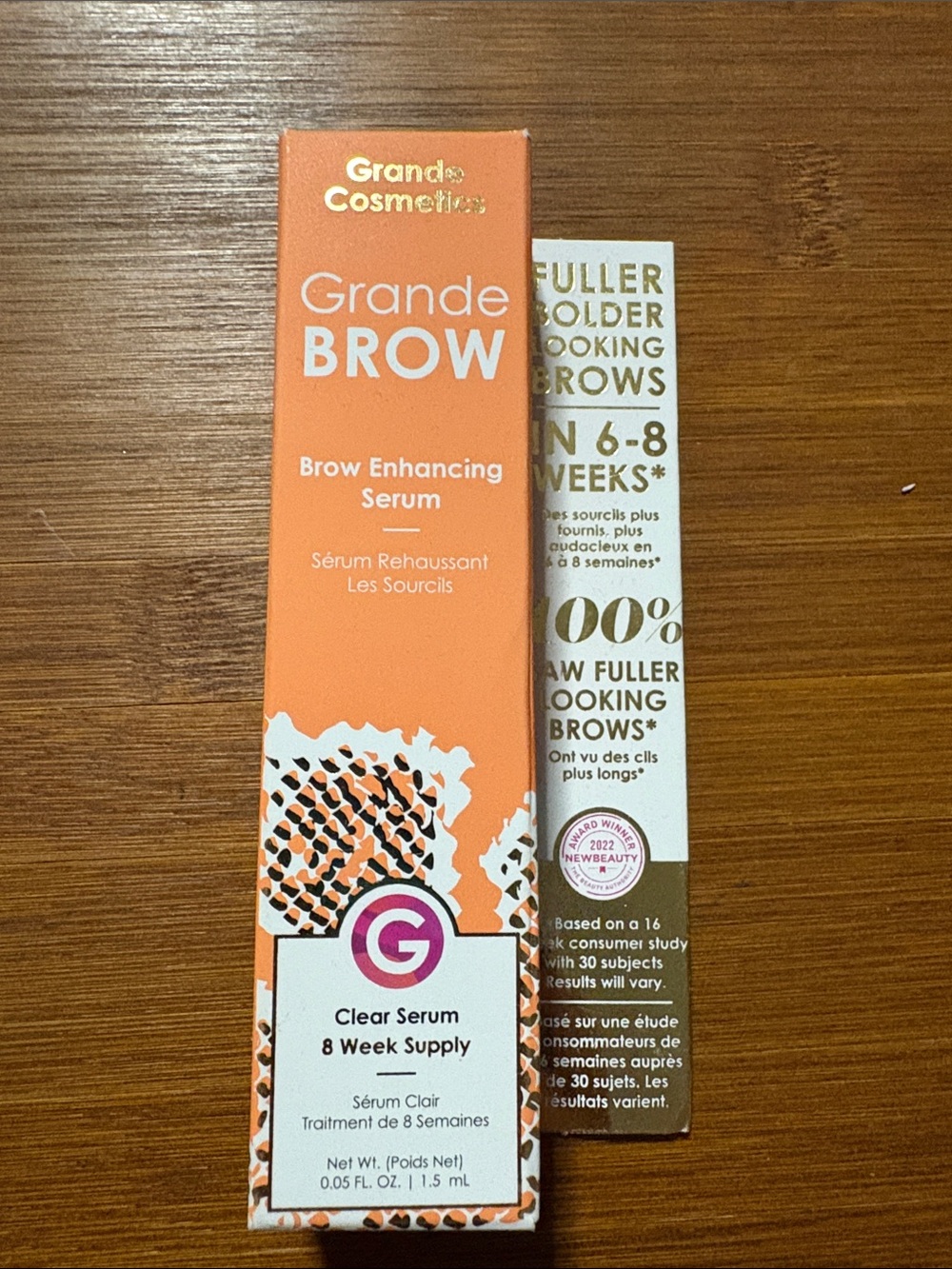 NIB. GrandeBROW Brow Enhancing Clear Serum